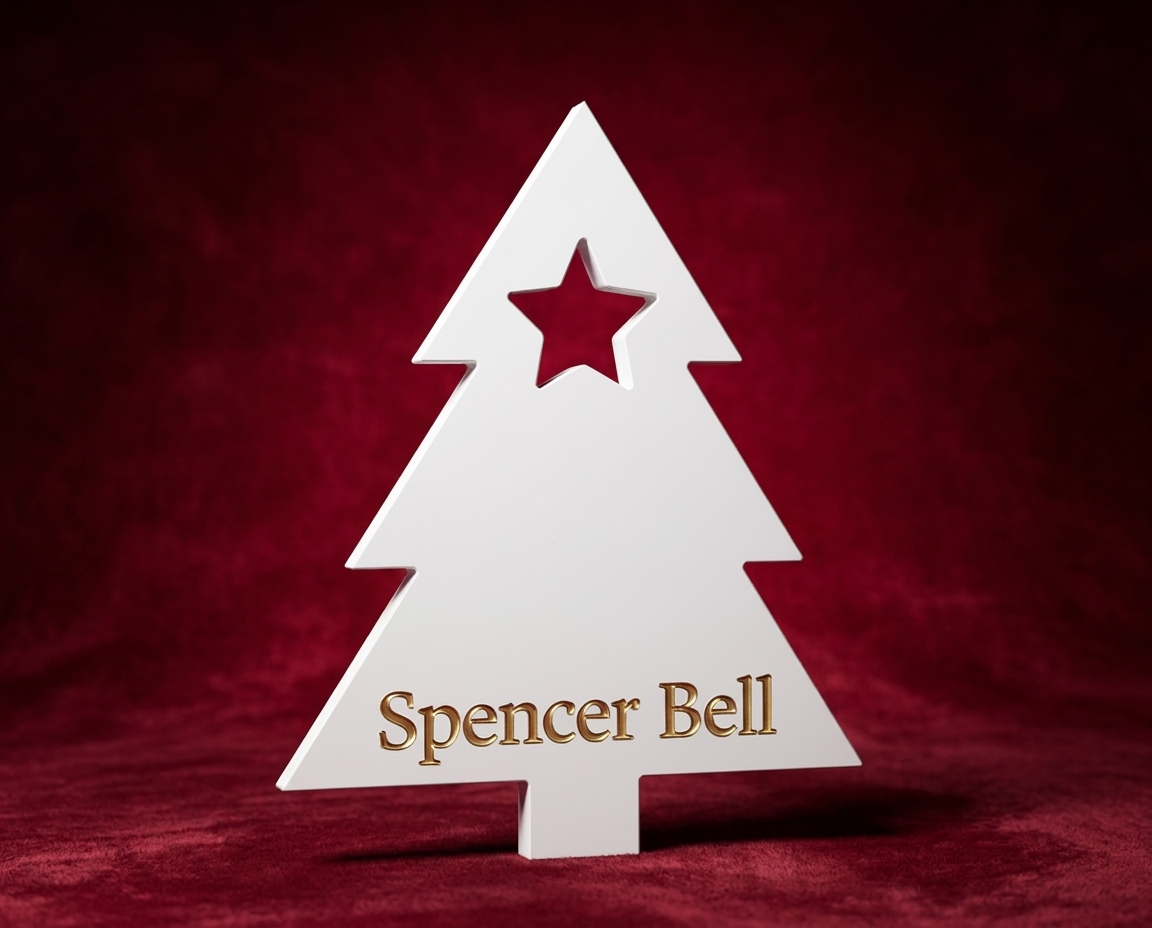 White Tree Ornament