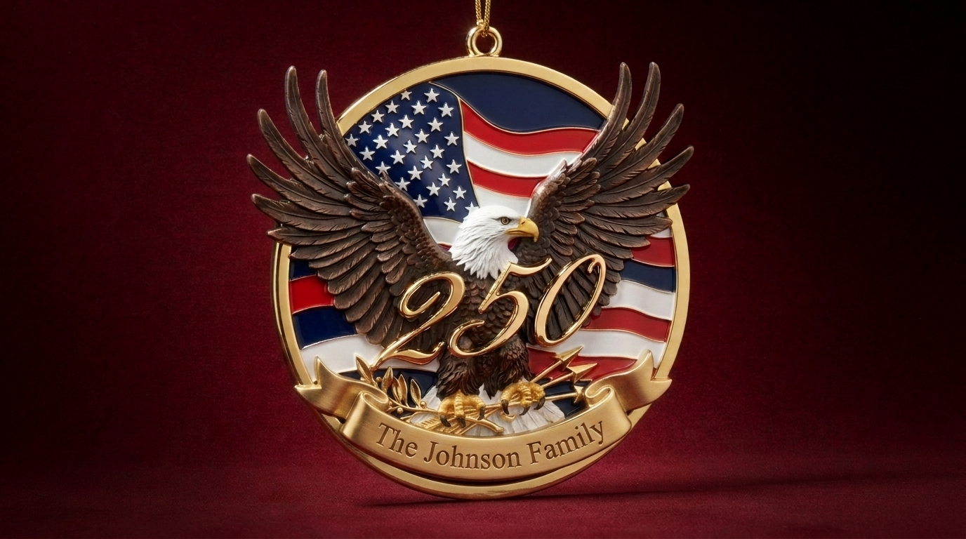 America 250 Eagle Heritage Ornament